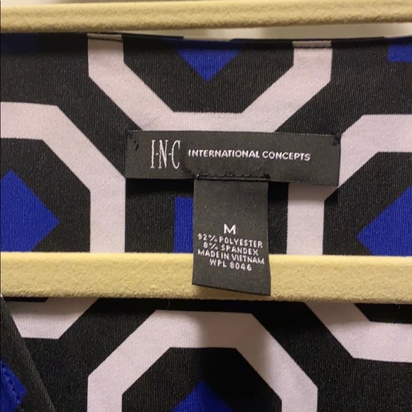 3/$21 - INC International Concepts Dress Geometric Print - Picture 3 of 4